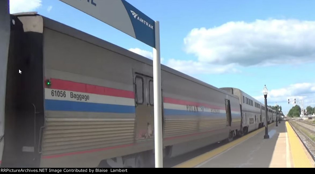 Amtrak polar express baggage car